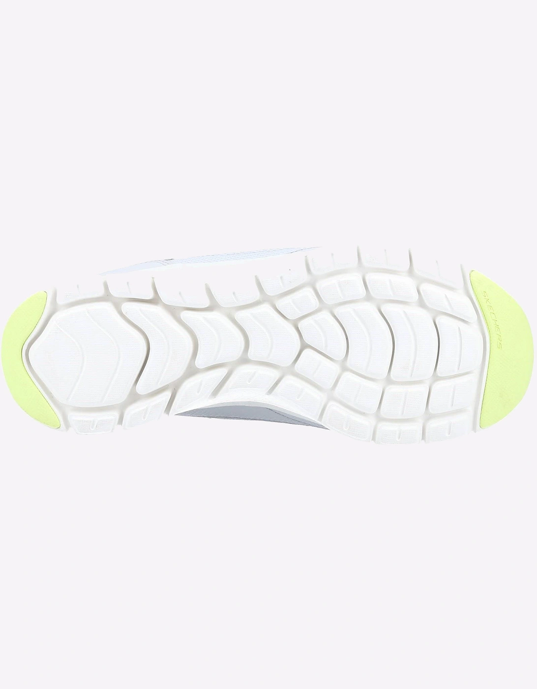 Skechers Flex Appeal 4.0 Memory Foam Womens Trainers Grey/Multicoloured