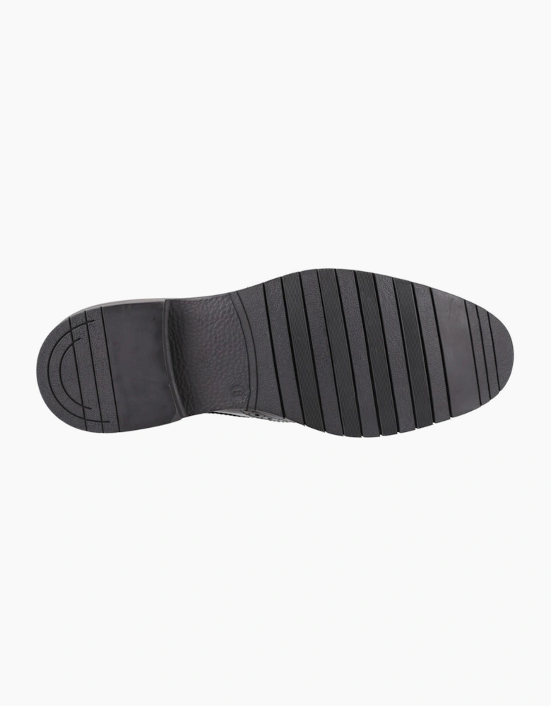 Hush Puppies Santiago Memory Foam Mens Shoes Brown