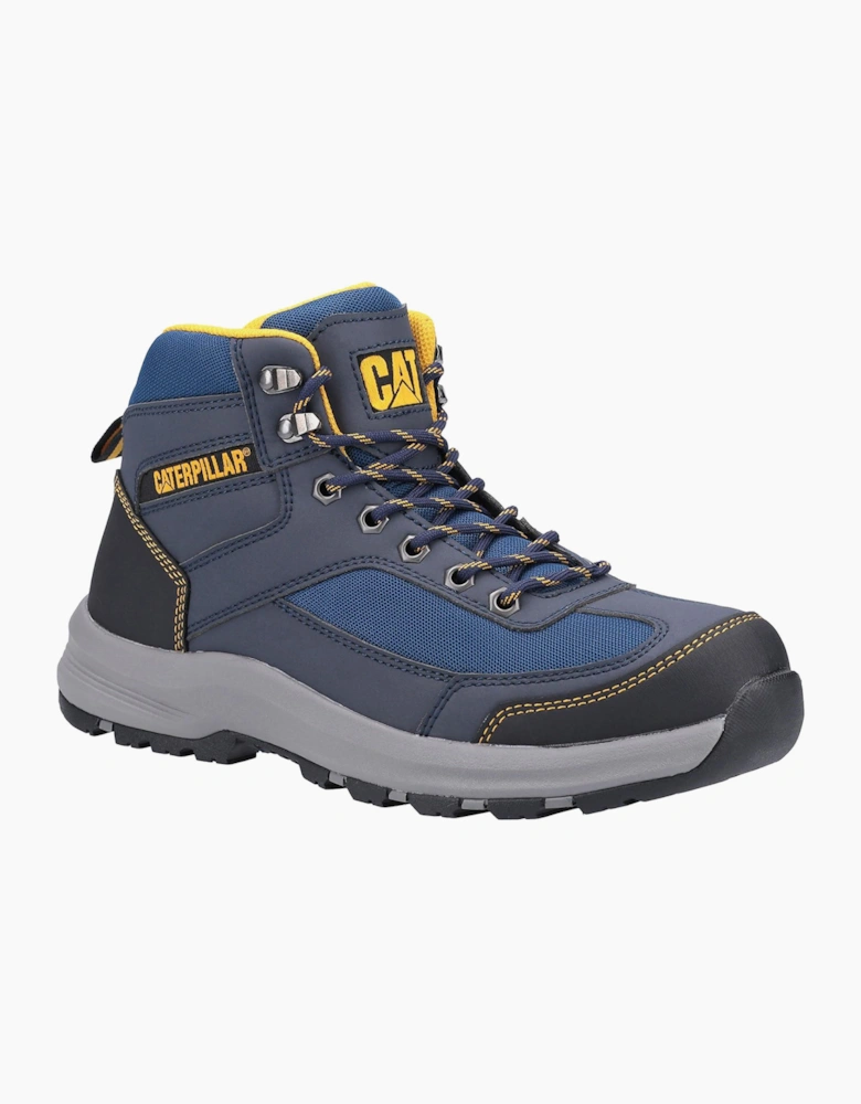 Caterpillar Safety Caterpillar Elmore Mid Safety Hiker Boot Mens Navy
