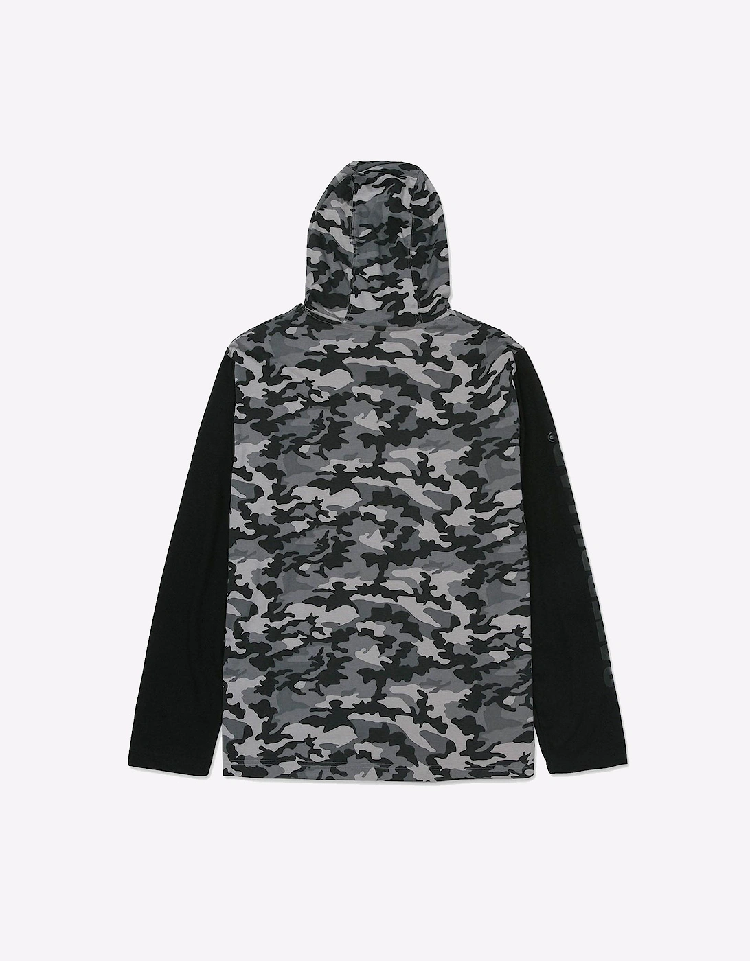 Caterpillar Long Sleeve Hoodie Mens Stone Camo