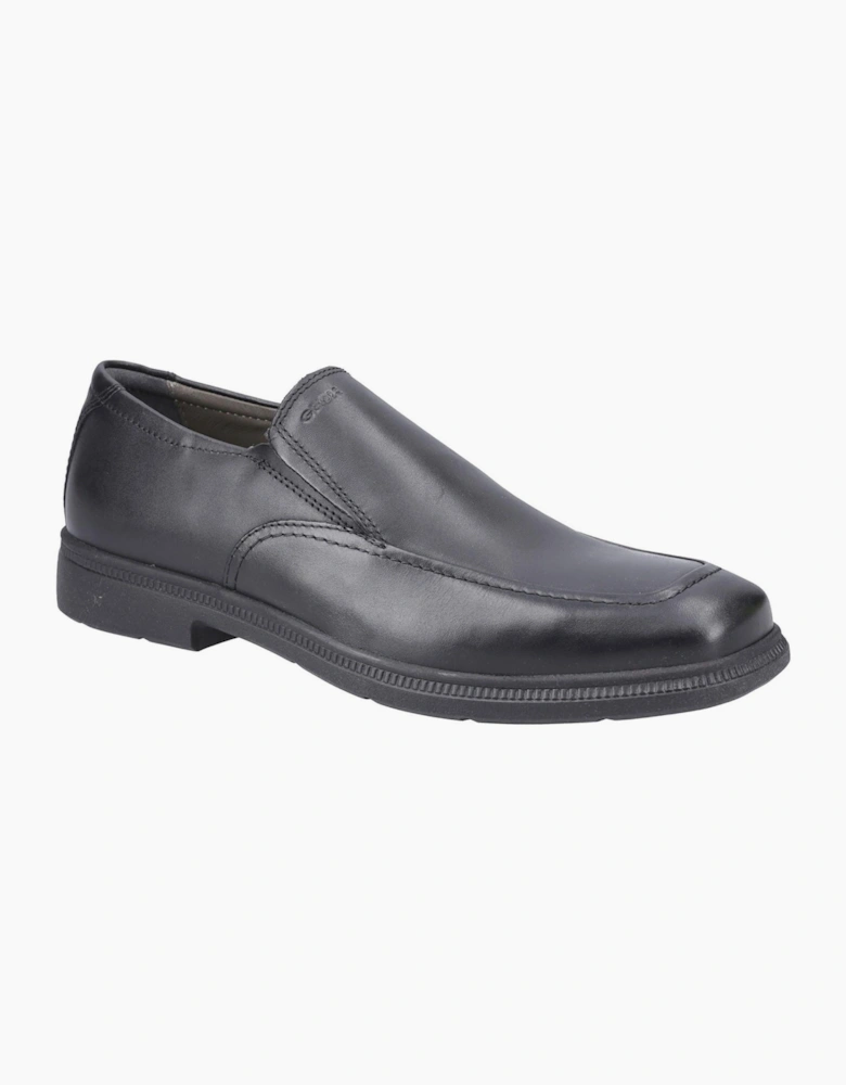 Geox Federico Mens Leather Shoes Black