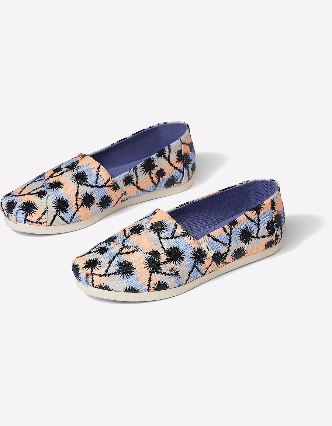 Toms Alpargata Joshua Tree Womens Shoes Multi / Blue / Peach