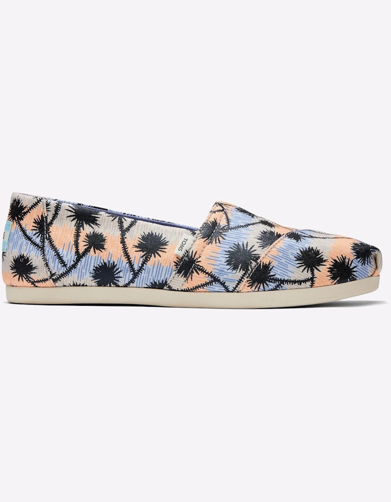 Toms Alpargata Joshua Tree Womens Shoes Multi / Blue / Peach