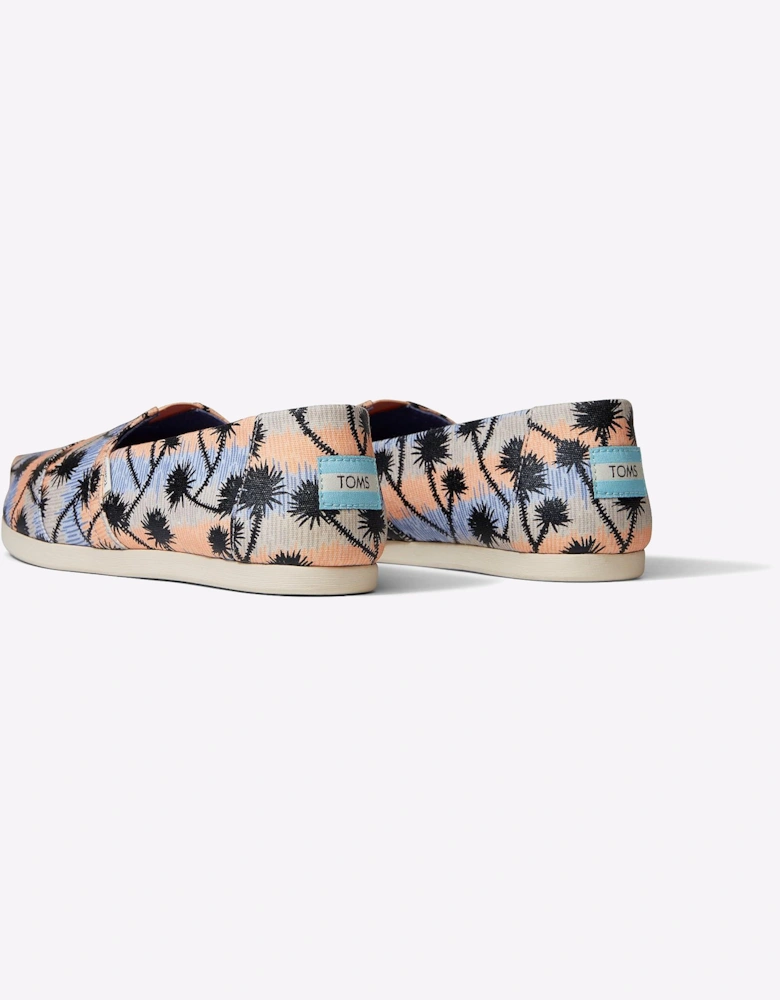 Toms Alpargata Joshua Tree Womens Shoes Multi / Blue / Peach