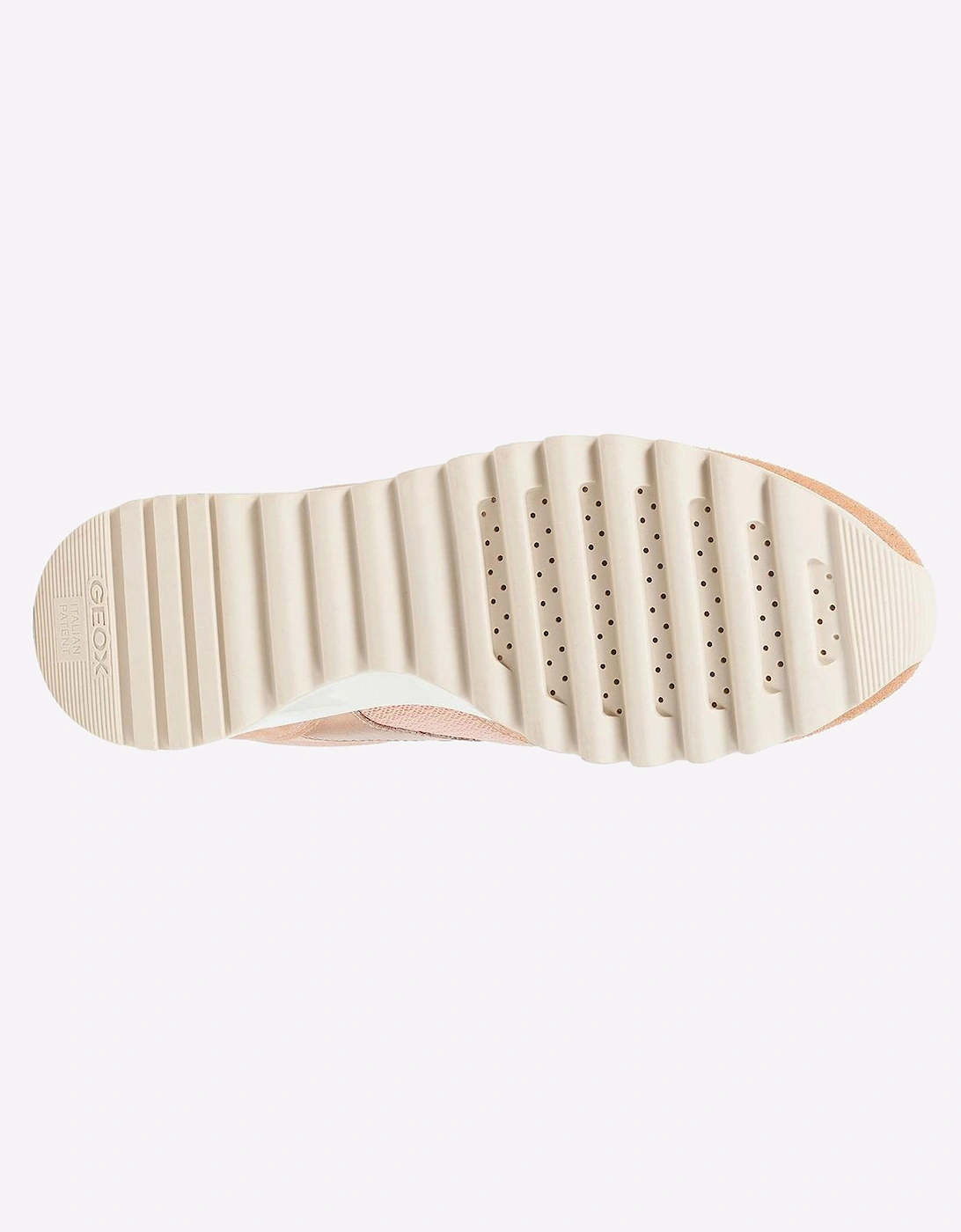 Geox Tabelya Waterproof Womens Trainers Peach