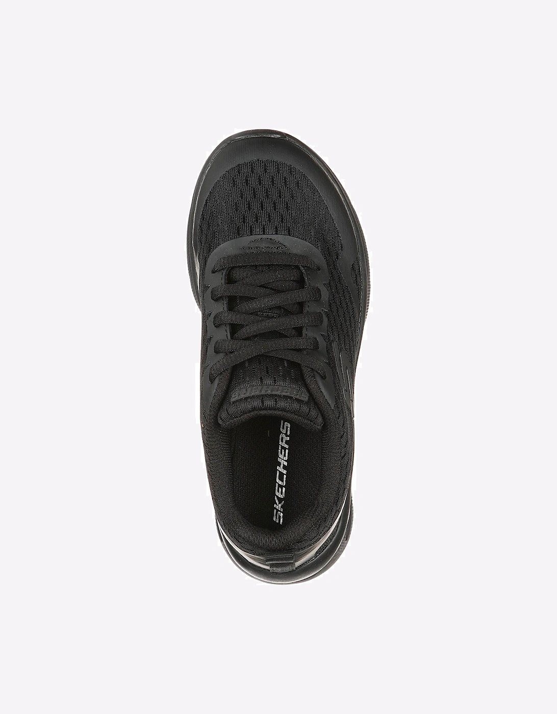 Skechers Microspec Max Junior Trainers Black Textile & Trim
