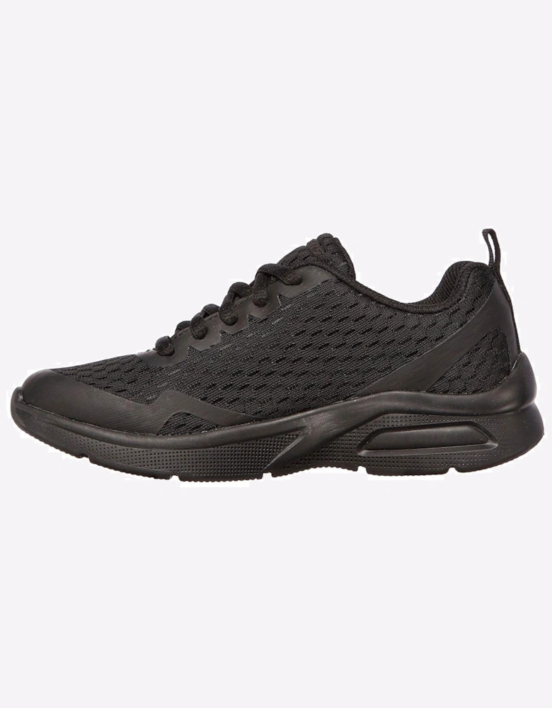 Skechers Microspec Max Junior Trainers Black Textile & Trim