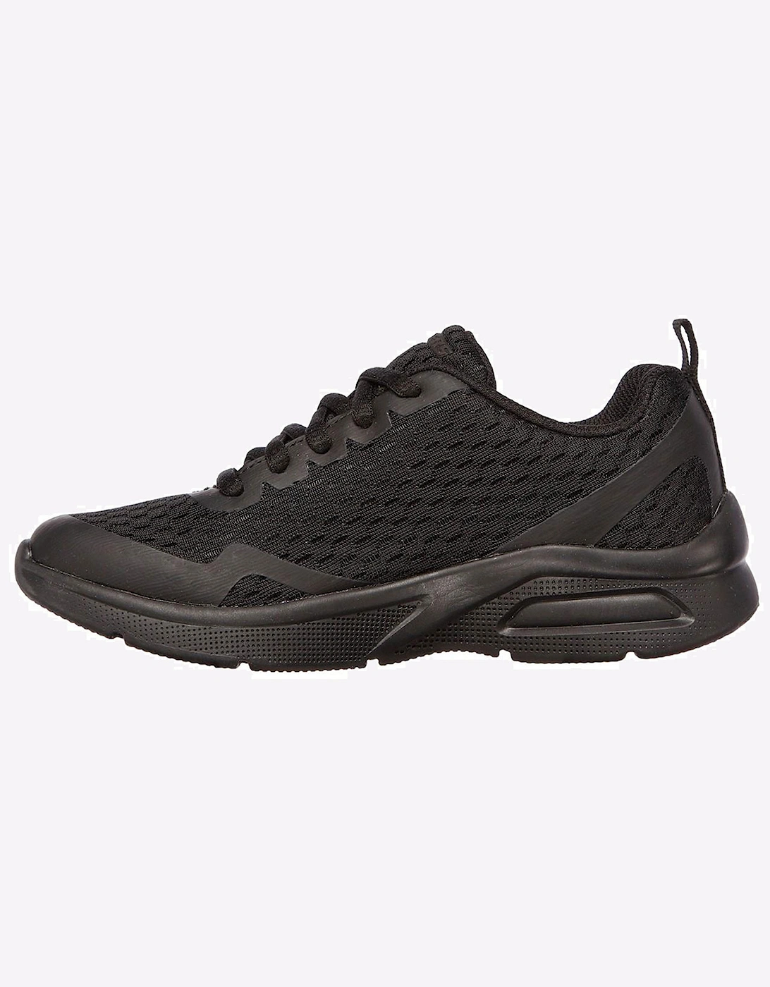 Skechers Microspec Max Junior Trainers Black Textile & Trim
