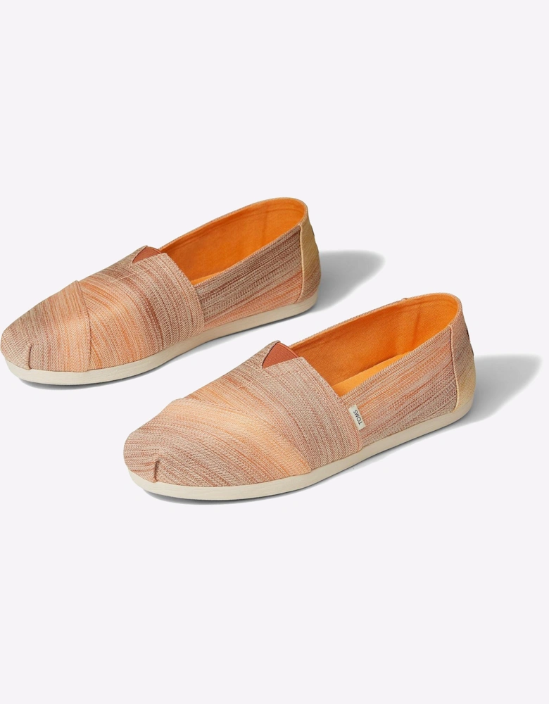 Toms Alpargata Sunset Ombre Woven Womens Shoes Brown Multi