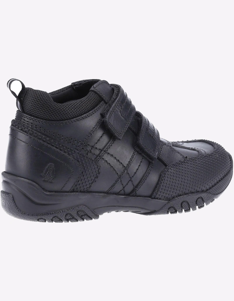 Hush Puppies Jezza Leather Junior Shoes Black