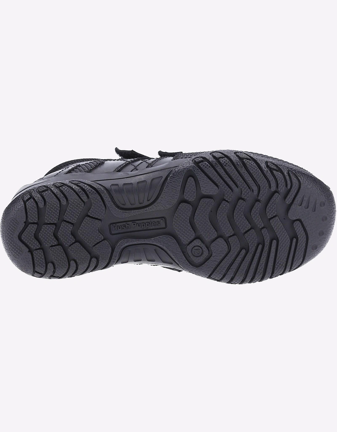 Hush Puppies Jezza Leather Junior Shoes Black