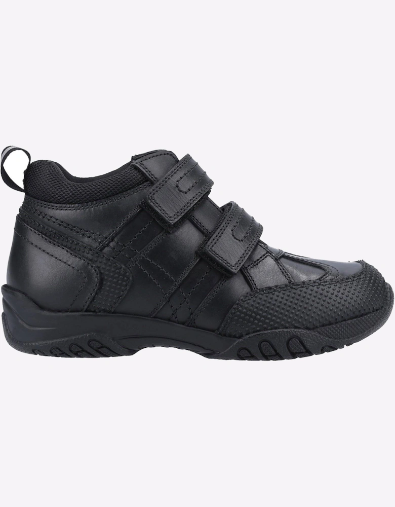Hush Puppies Jezza Leather Junior Shoes Black