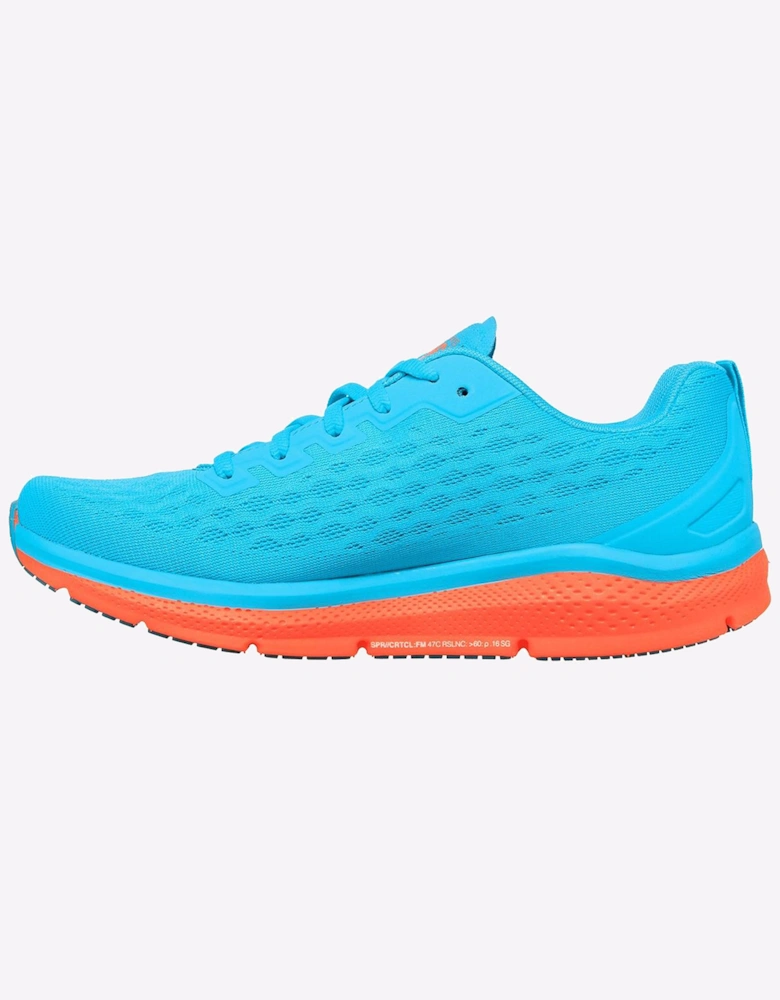 Skechers Go Run Ride 9 Mens Sports Shoes Blue/Coral