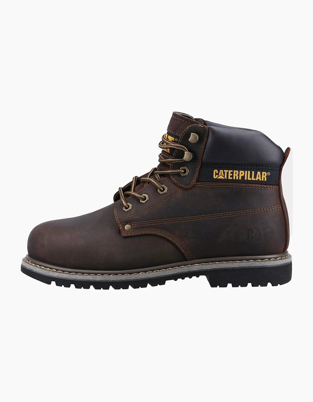 Caterpillar Safety Caterpillar Powerplant S3 GYW Safety Boot Mens Brown