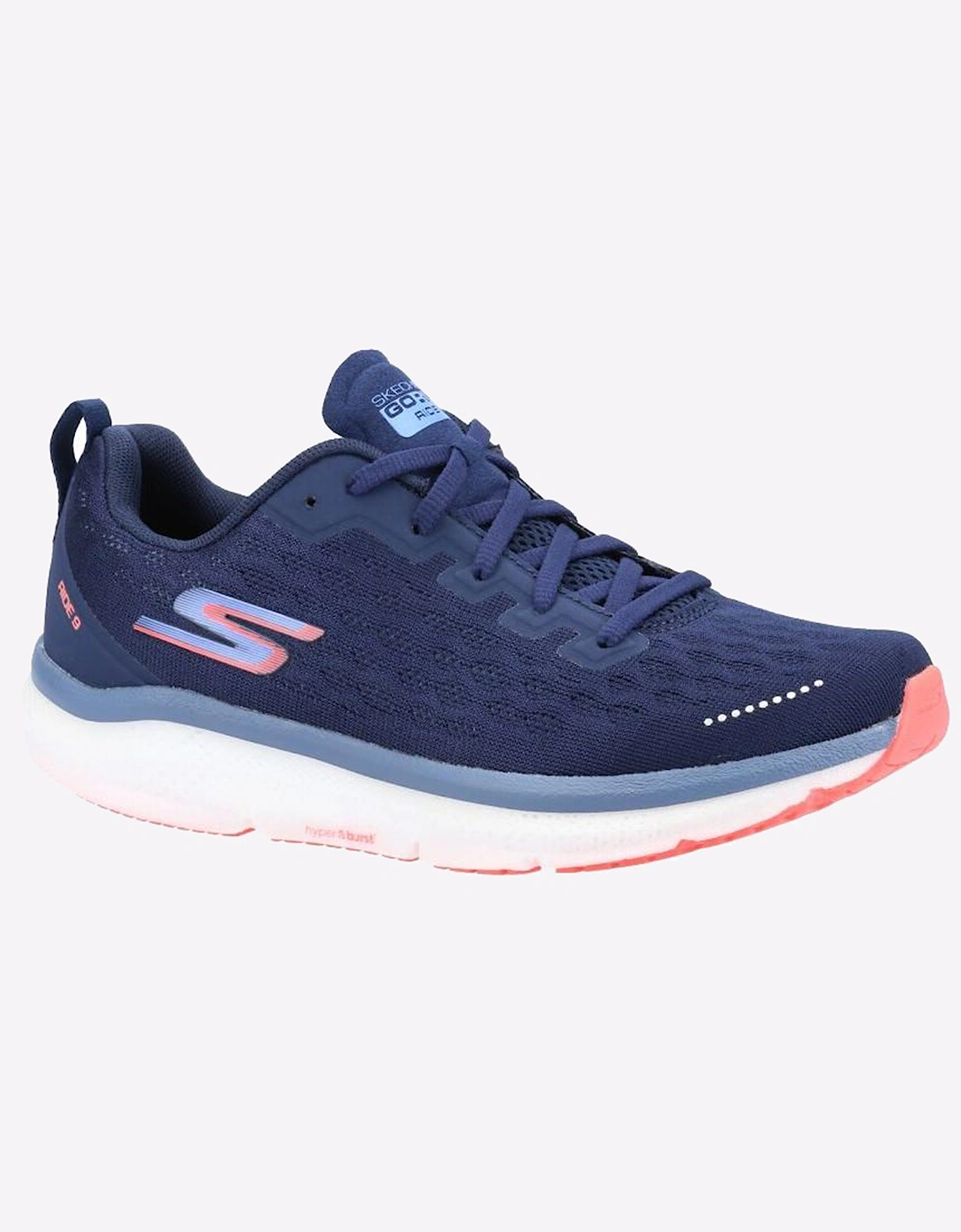 Skechers Go Run Ride 9 Sports Shoes Womens Navy/Purple