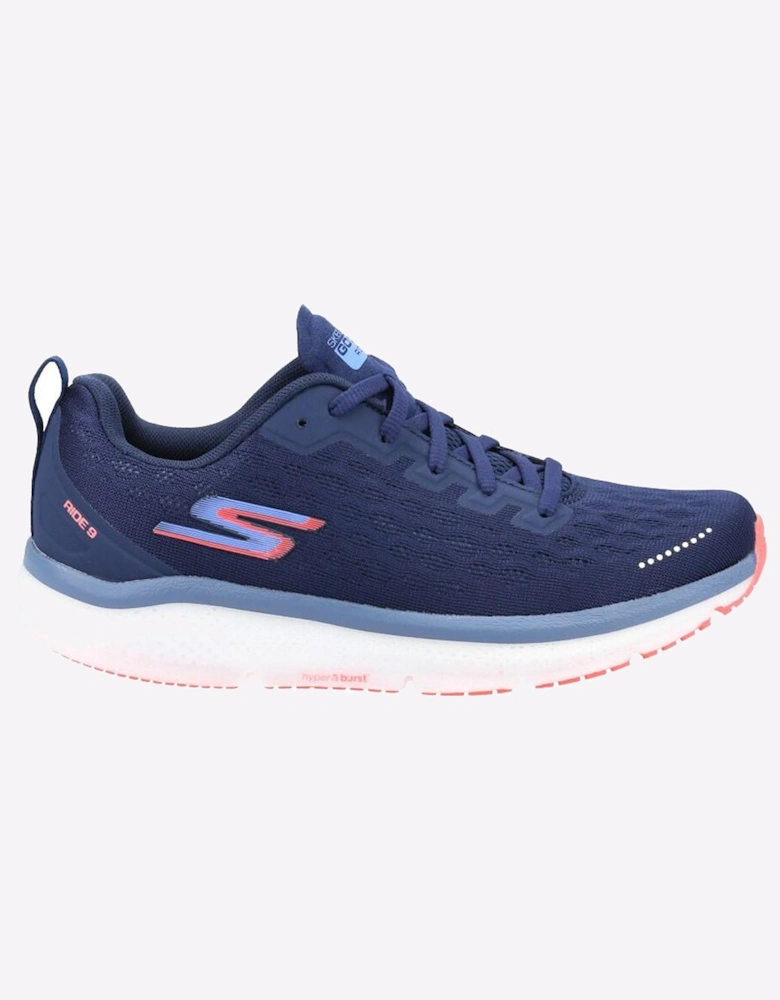 Skechers Go Run Ride 9 Sports Shoes Womens Navy/Purple