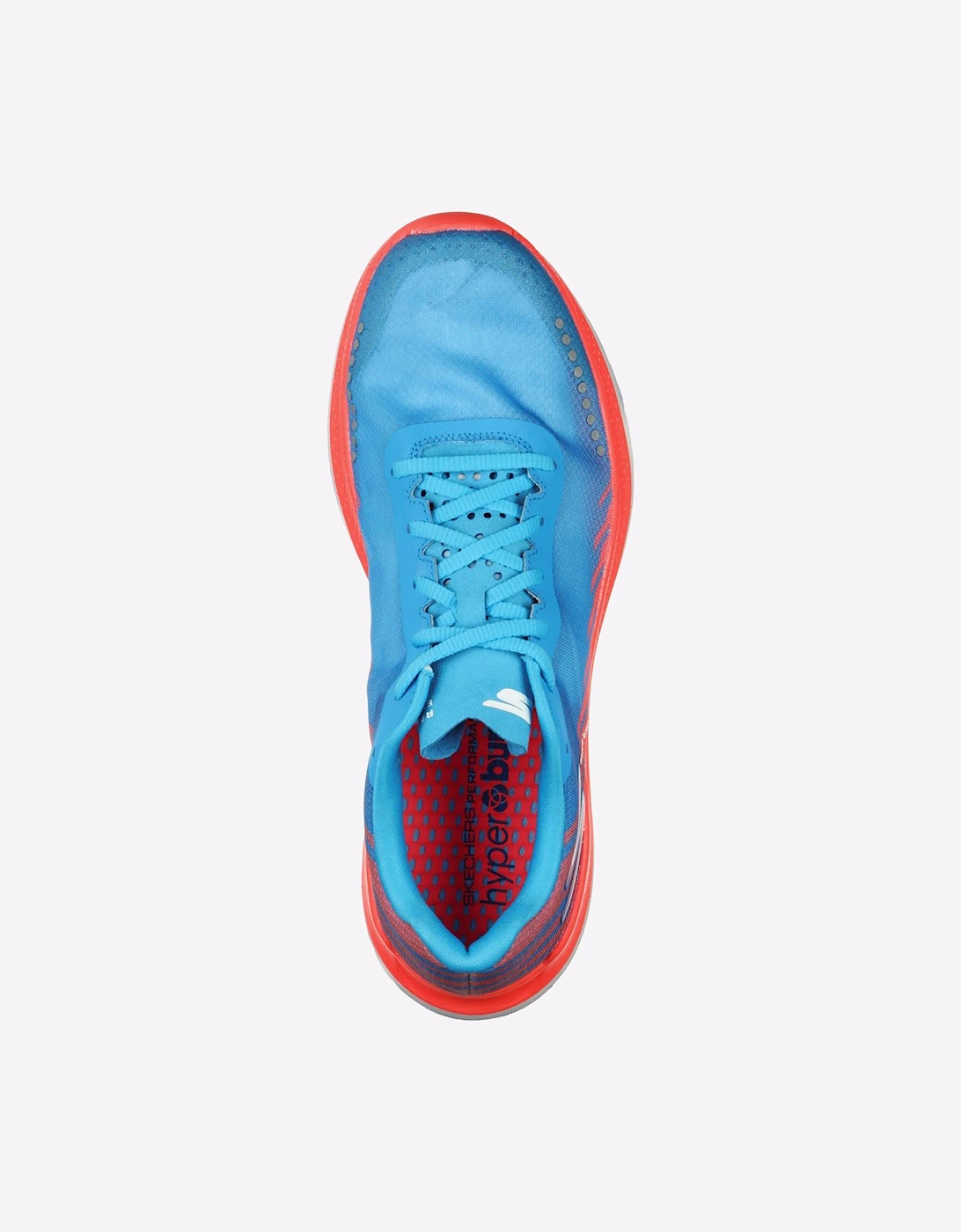 Skechers Go Run Razor Excess Womens Sports Shoes Blue/Coral
