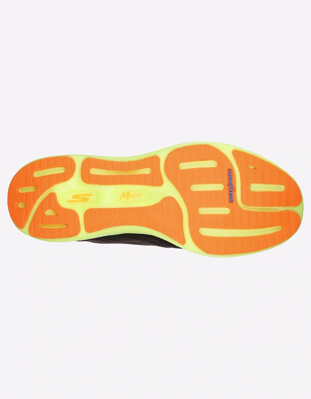 Skechers Go Run Razor+ Womens Trainers Black/Yellow/Orange