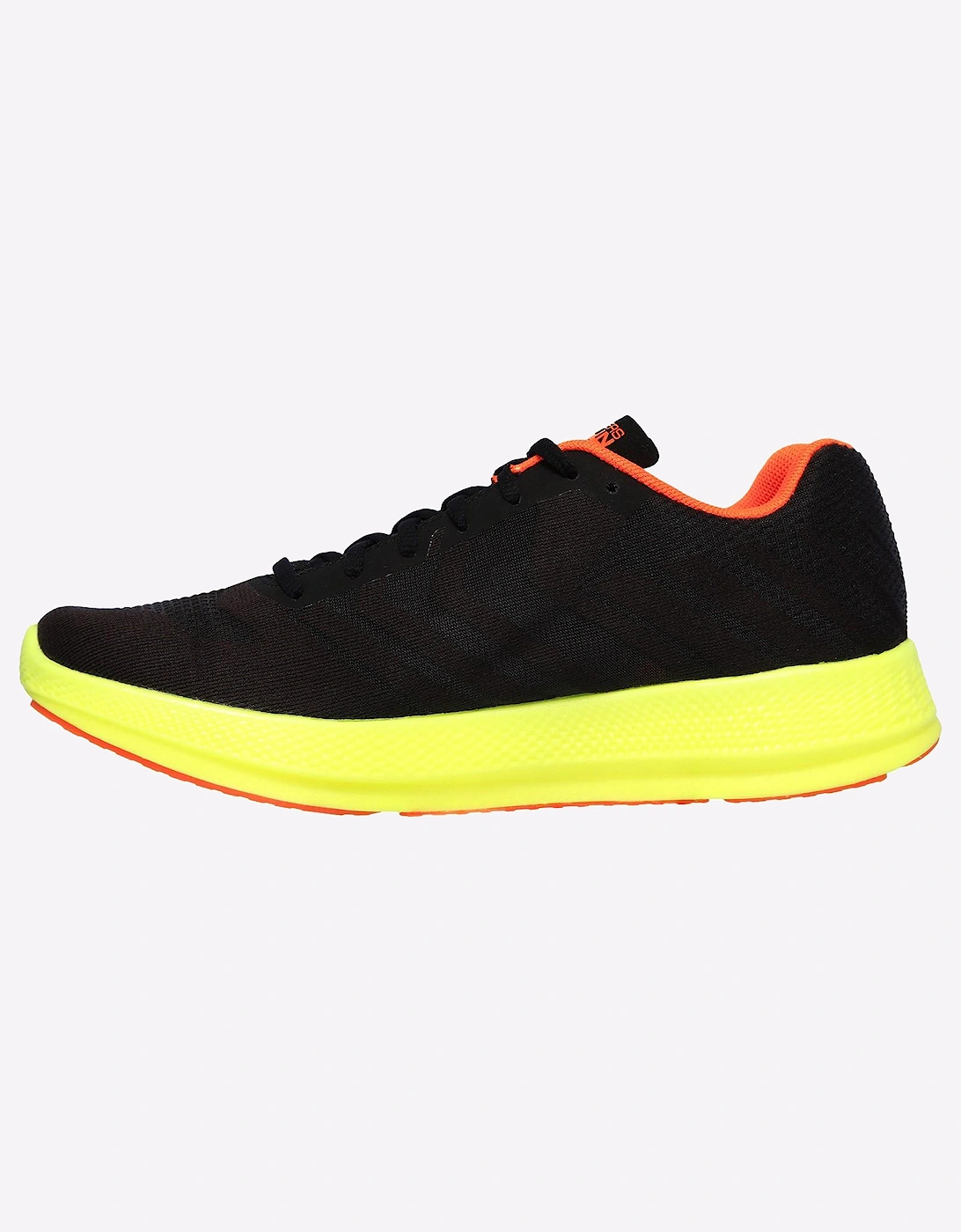 Skechers Go Run Razor+ Womens Trainers Black/Yellow/Orange