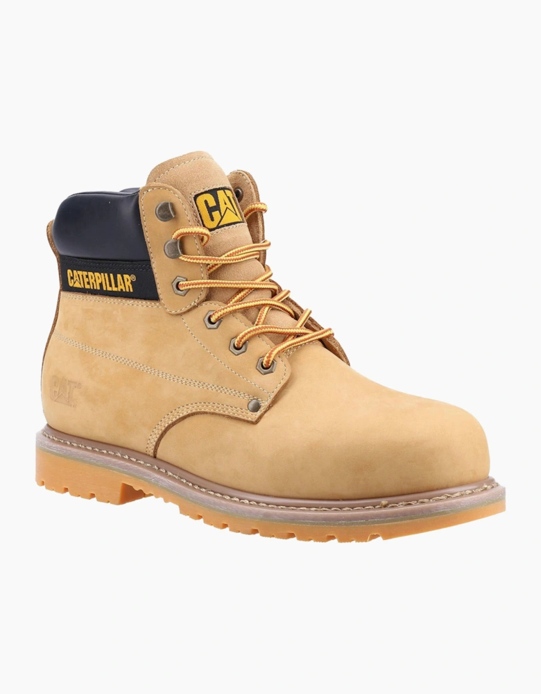 Caterpillar Safety Caterpillar Powerplant S3 GYW Safety Boot Mens Honey