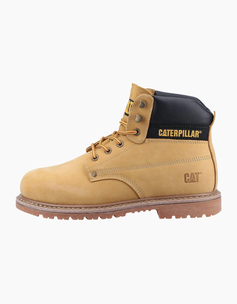 Caterpillar Safety Caterpillar Powerplant S3 GYW Safety Boot Mens Honey