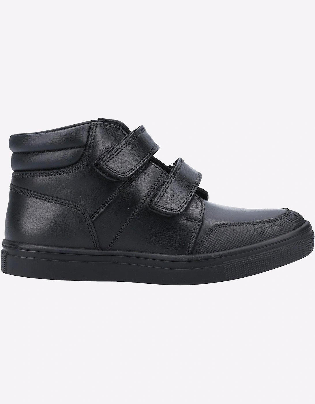Hush Puppies Seth Leather Junior Shoes Black