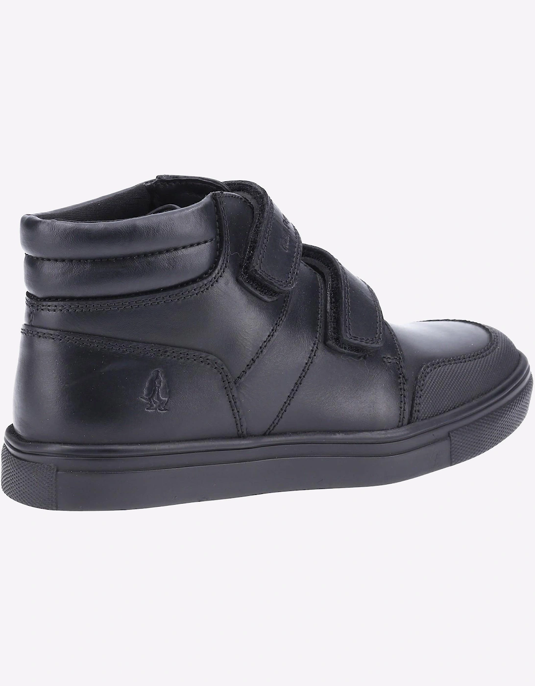 Hush Puppies Seth Leather Junior Shoes Black