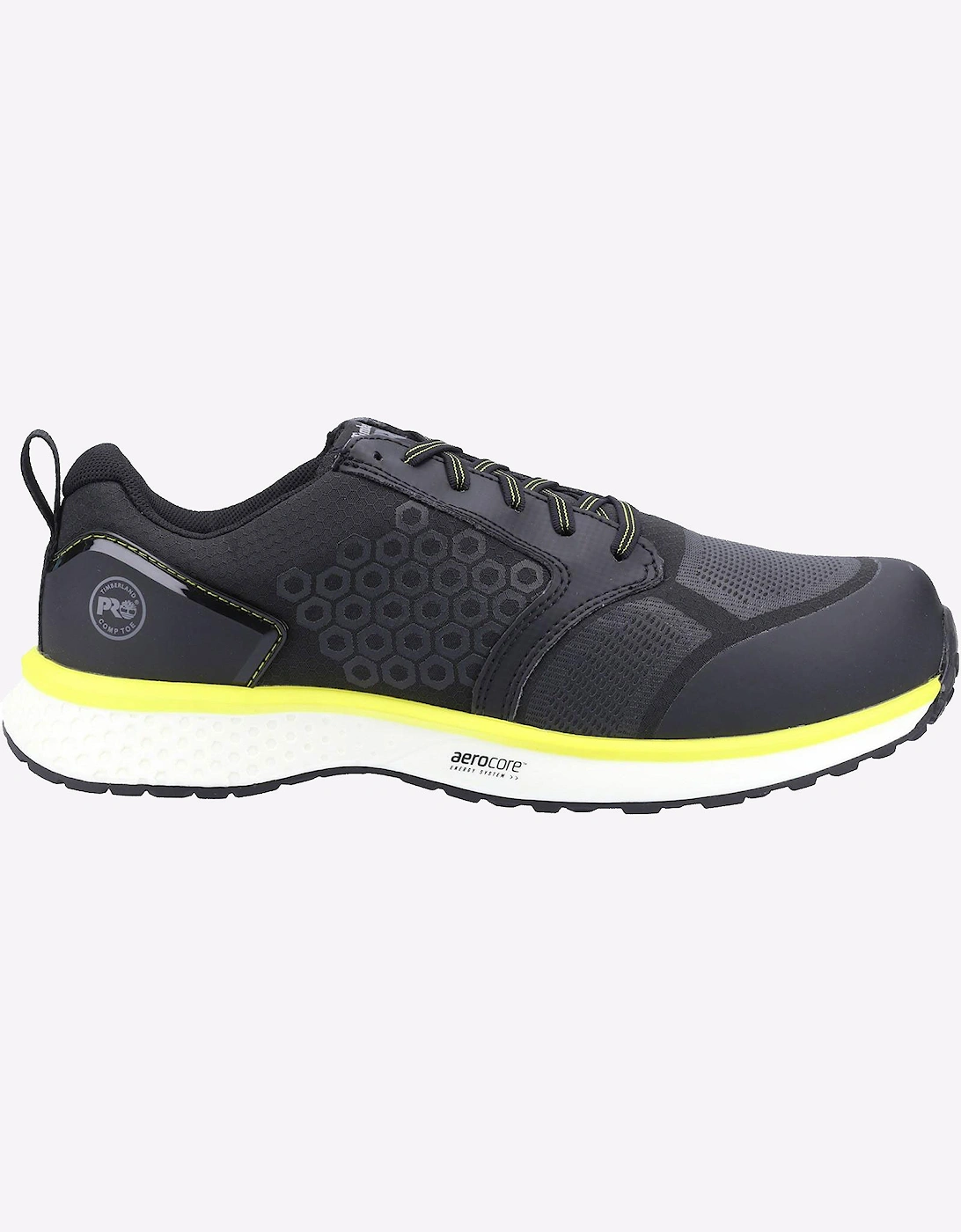 Timberland Pro Reaxion Composite Safety Trainer Mens Black/Yellow