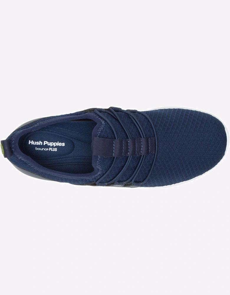 Hush Puppies Good Shoe Bungee Womens Navy