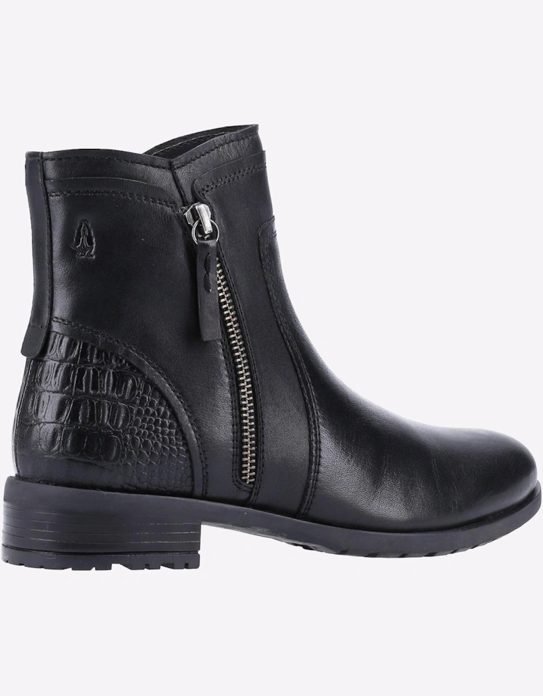Hush Puppies Scarlett Ankle Boot Memory Foam Womens Black