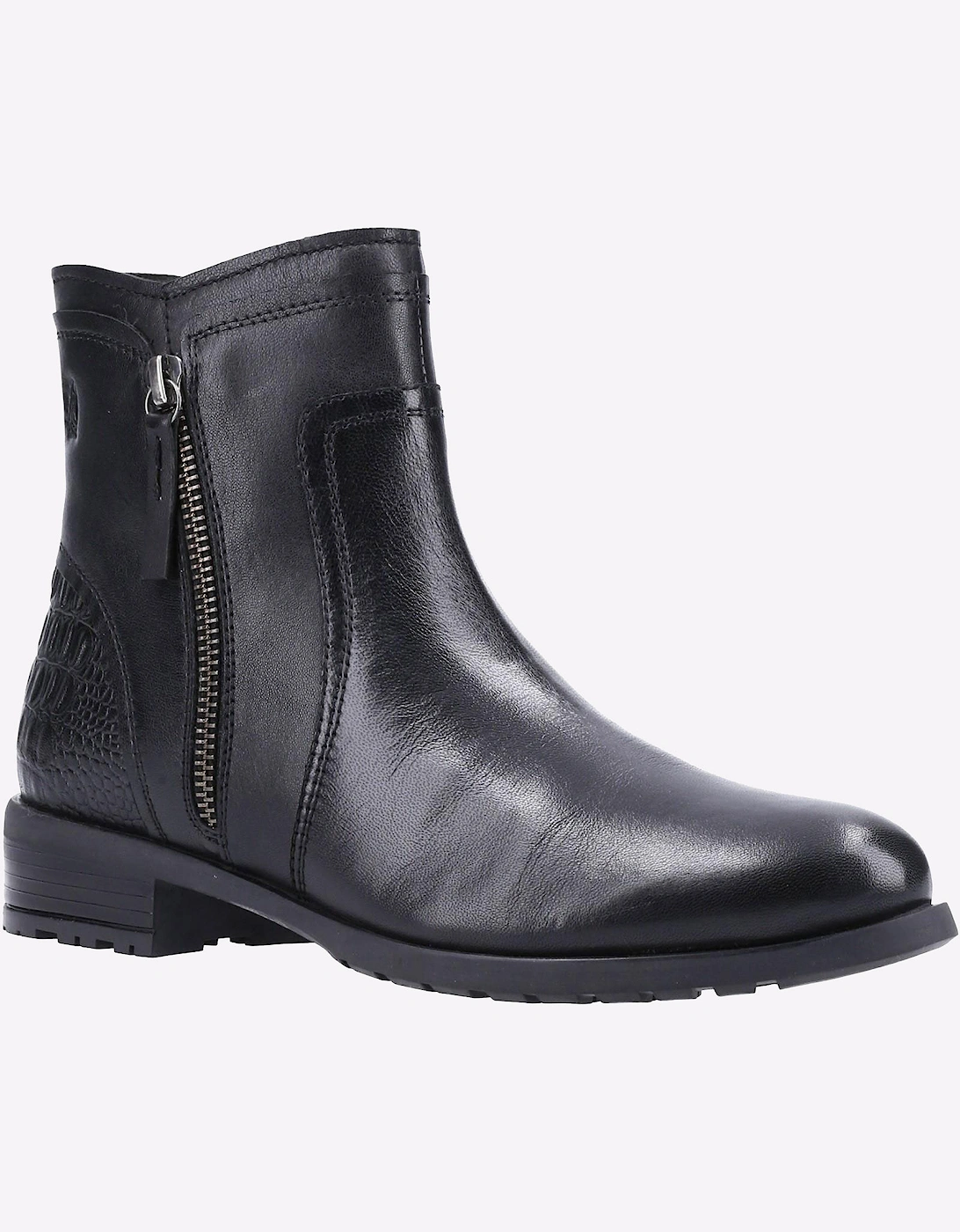 Hush Puppies Scarlett Ankle Boot Memory Foam Womens Black