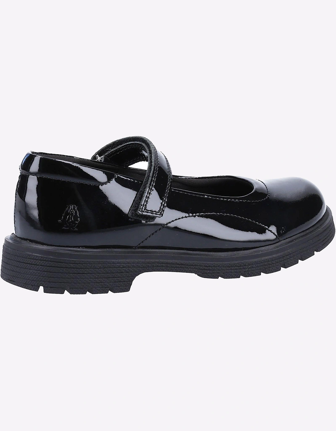 Hush Puppies Tally Patent Leather Junior Shoes Patent Black