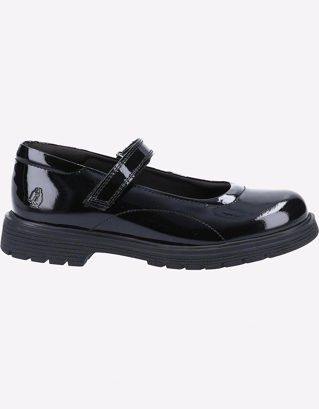 Hush Puppies Girl's Hush Puppies Tally Patent Leather Junior Shoes Patent Black