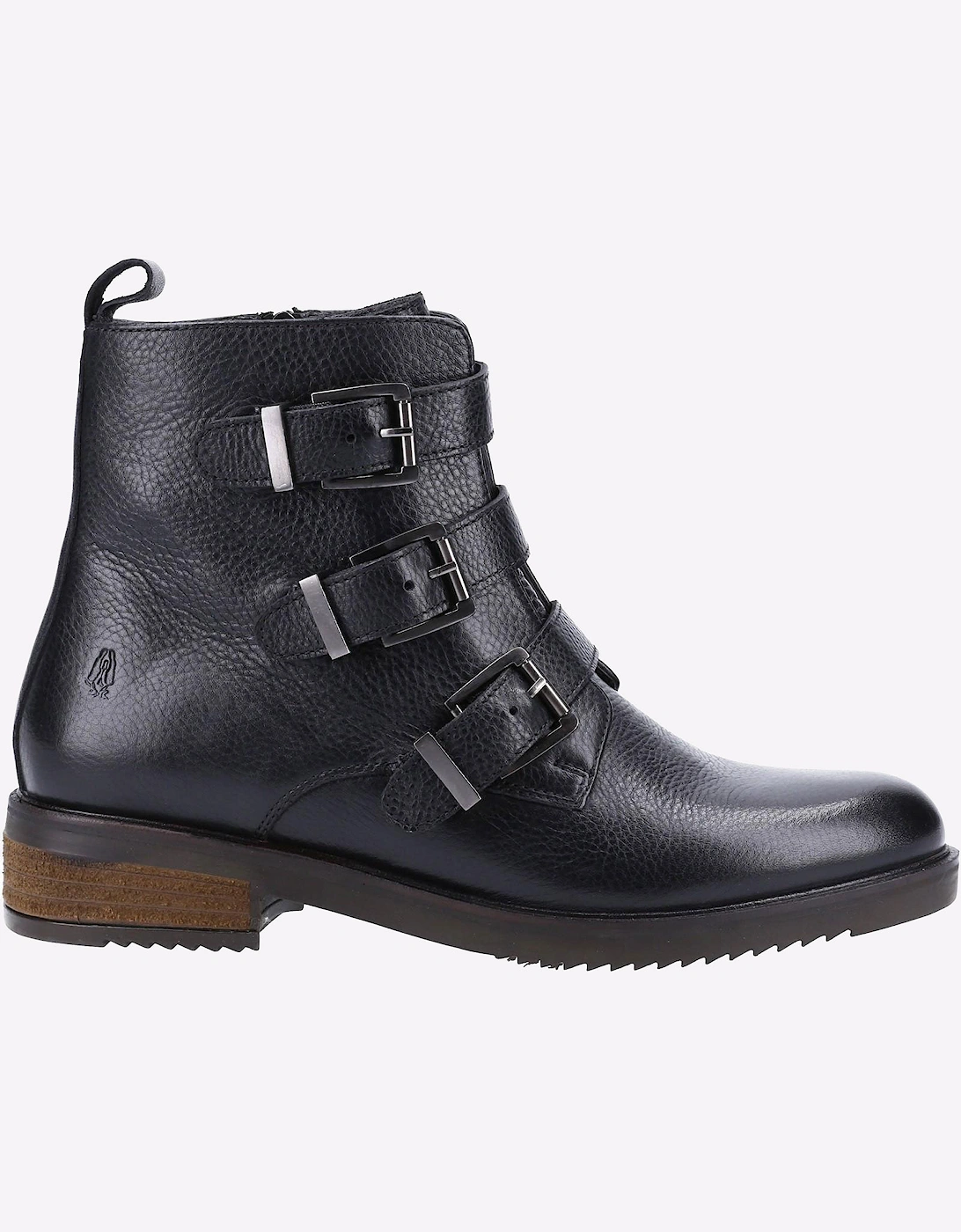 Hush Puppies Pria Memory Foam Womens Ankle Boots Black