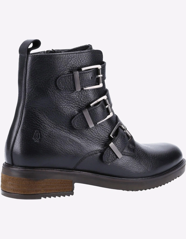 Hush Puppies Pria Memory Foam Womens Ankle Boots Black