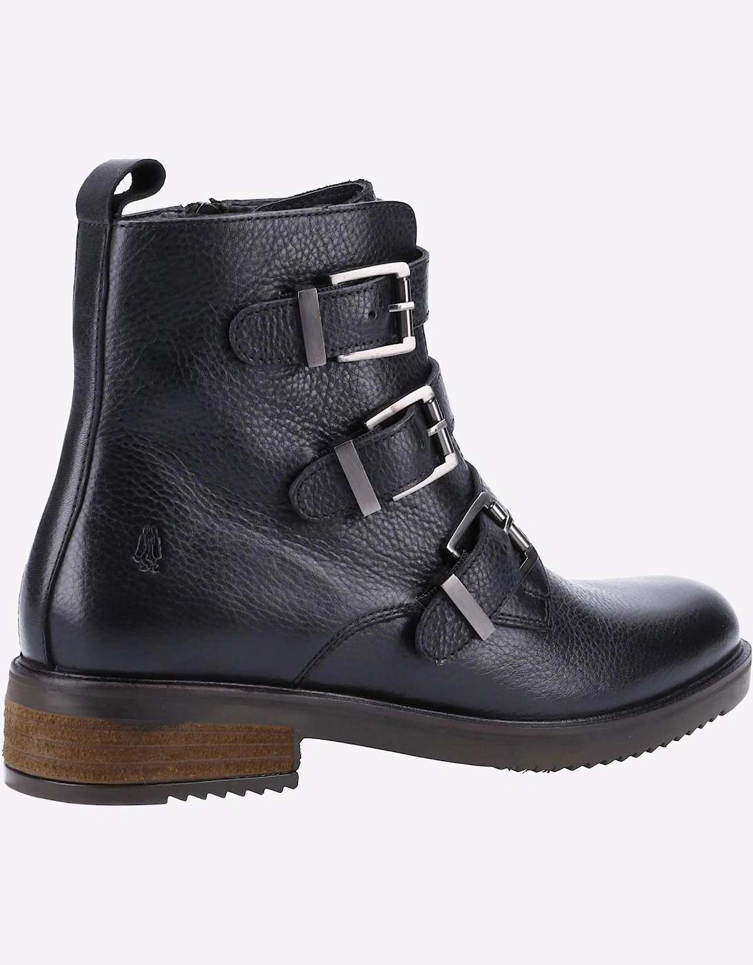 Hush Puppies Pria Memory Foam Womens Ankle Boots Black