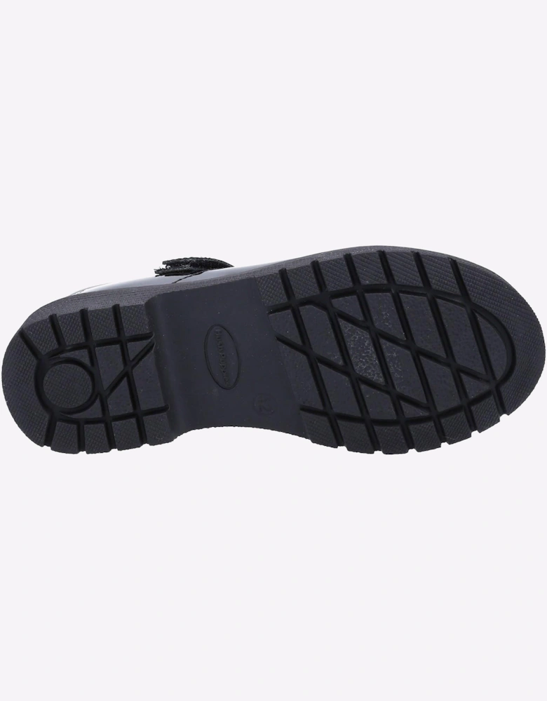 Hush Puppies Tally Patent Leather Junior Shoes Patent Black