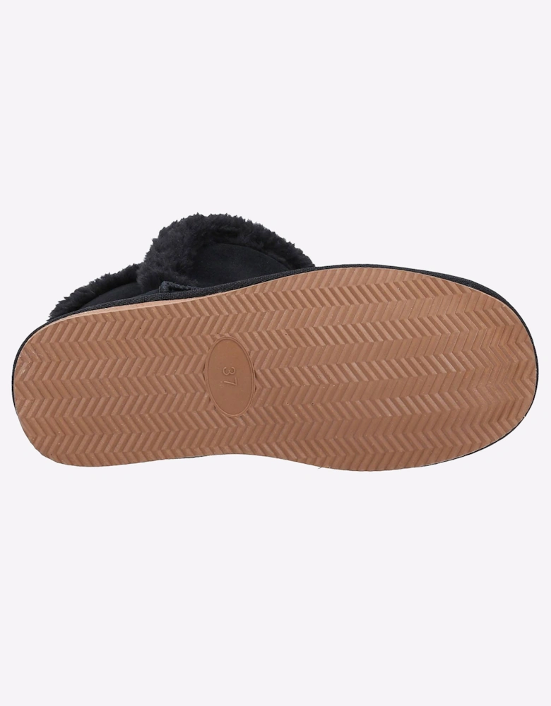 Hush Puppies Ashleigh Memory Foam Womens Slipper Boots Black