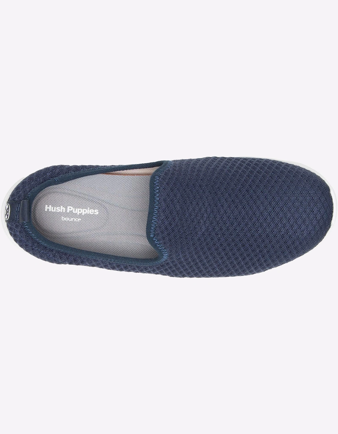 Hush Puppies Good Shoe Slip On Bounce Womens Shoes Navy
