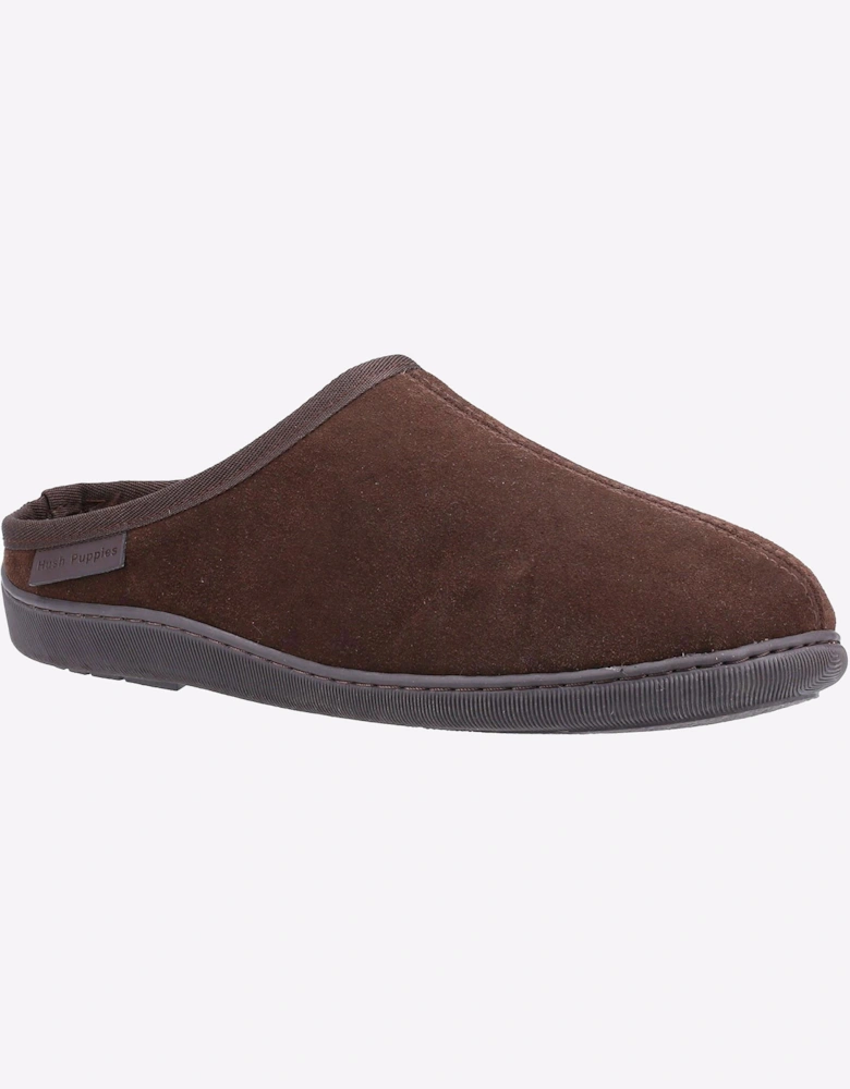 Hush Puppies Ashton Memory Foam Mens Slippers Brown