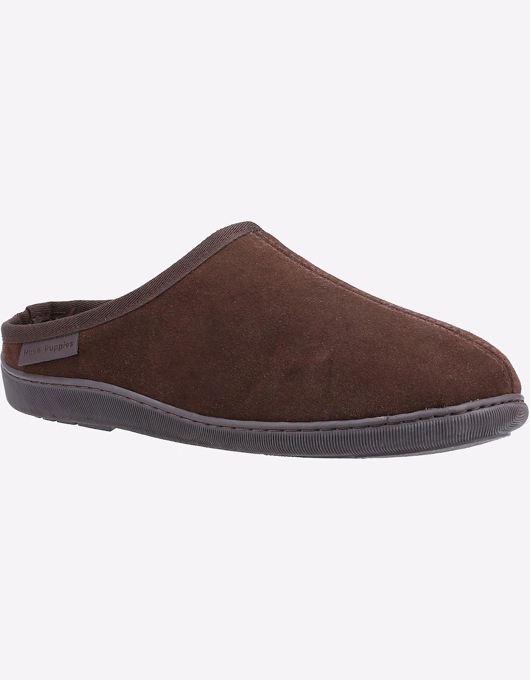 Hush Puppies Ashton Memory Foam Mens Slippers Brown