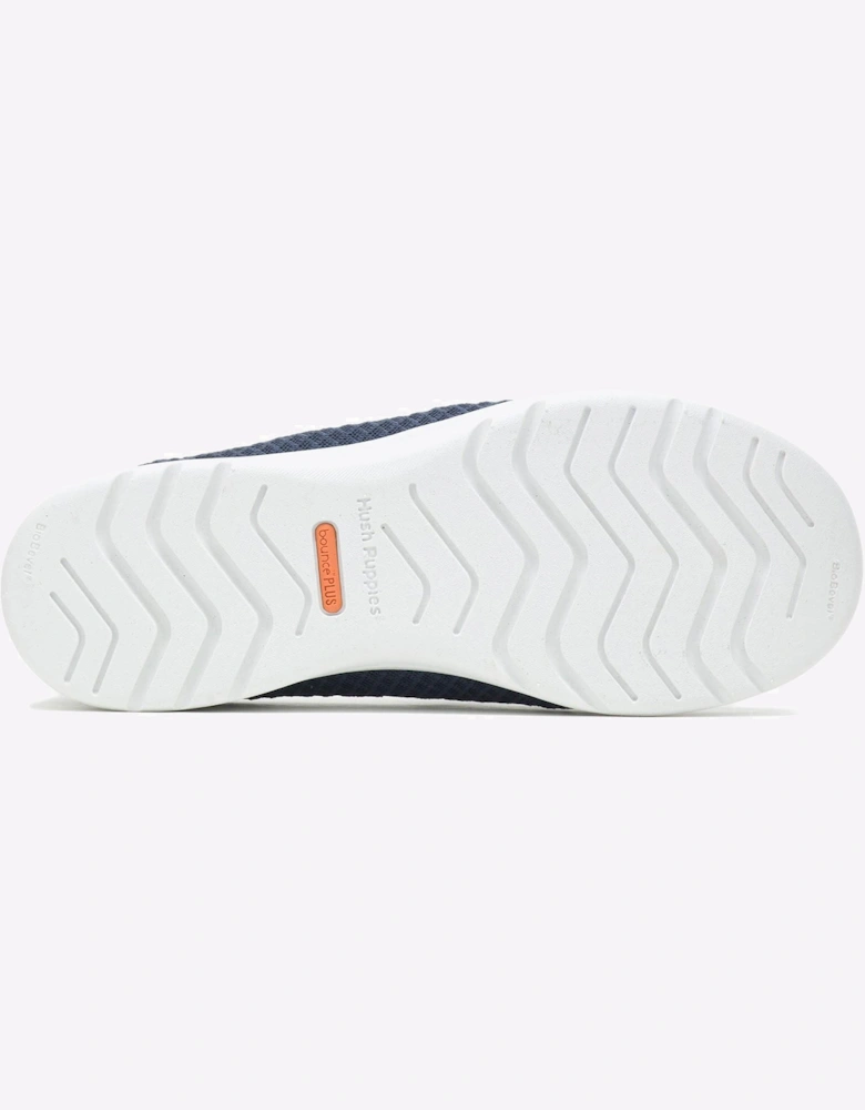 Hush Puppies Good Shoe Slip On Bounce Womens Shoes Navy
