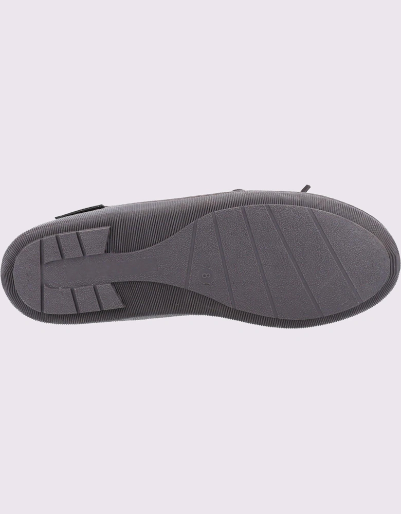 Hush Puppies Ace Leather Memory Foam Mens Slippers Brown