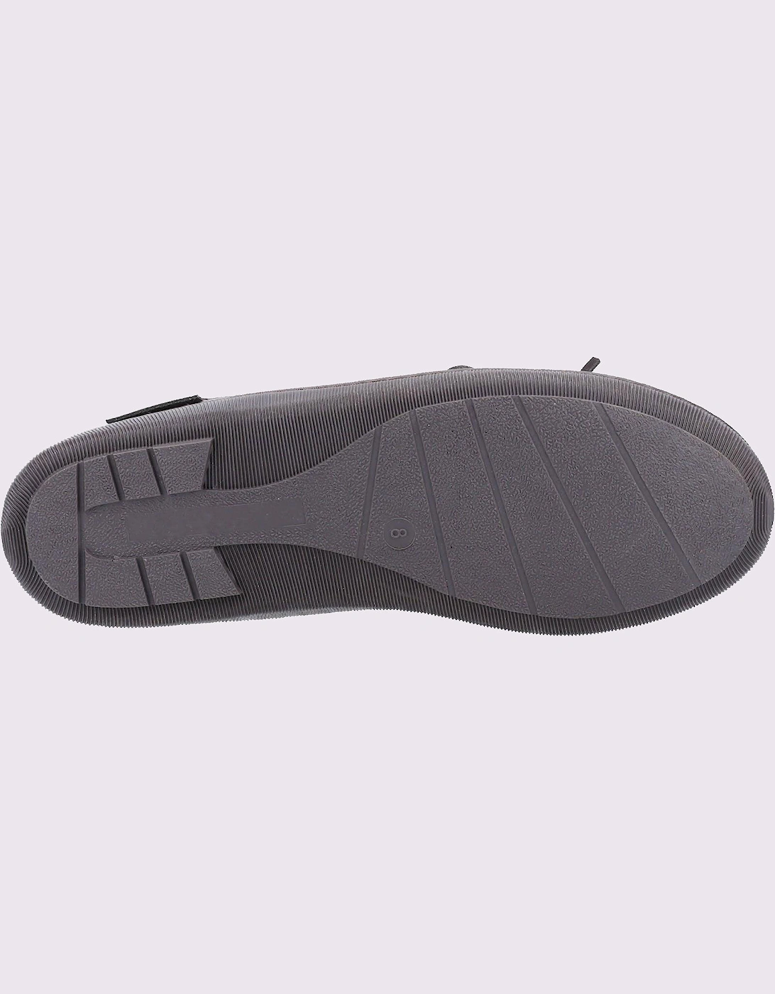 Hush Puppies Ace Leather Memory Foam Mens Slippers Brown