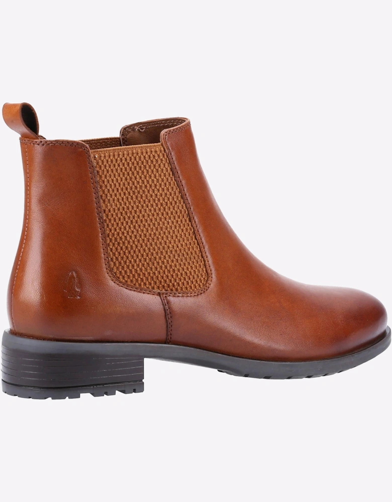 Hush Puppies Sammie Memory Foam Womens Ankle Boots Tan