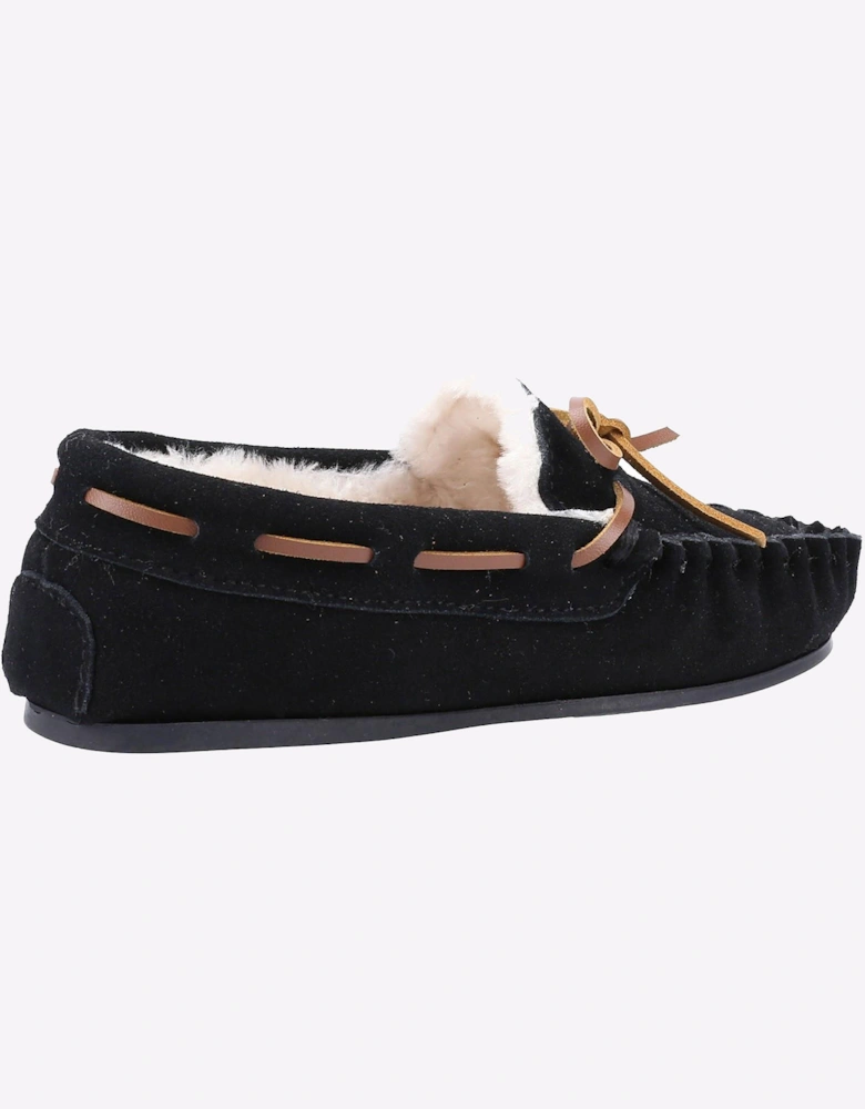 Hush Puppies Addison Memory Foam Junior Slippers Black