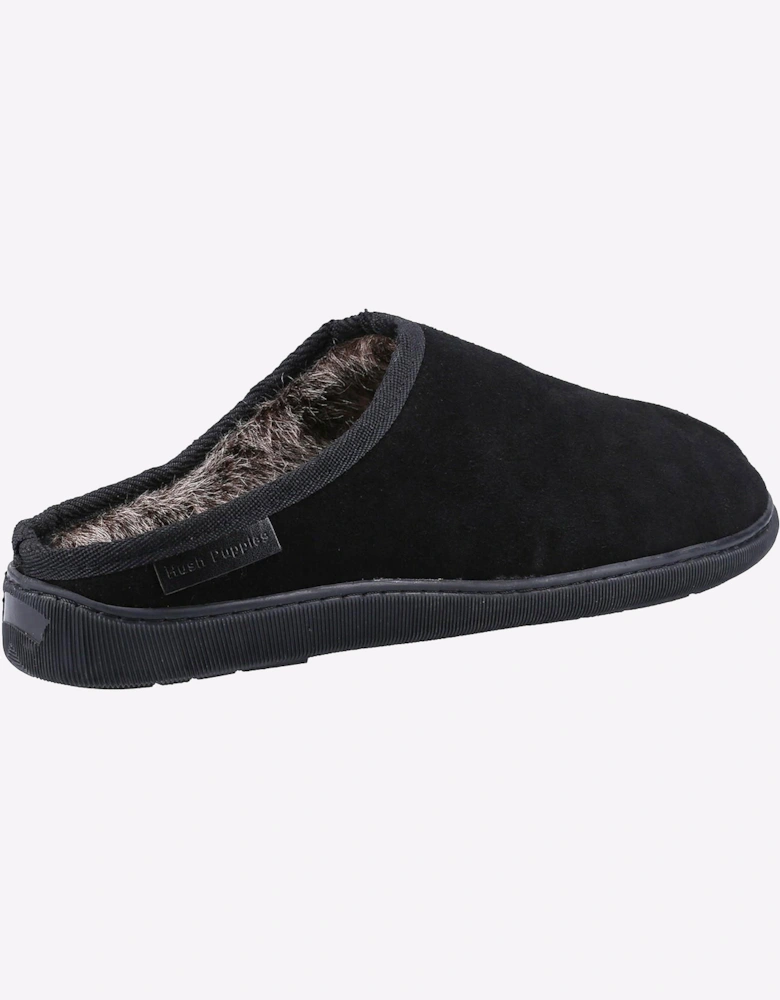 Hush Puppies Ashton Memory Foam Mens Slippers Black