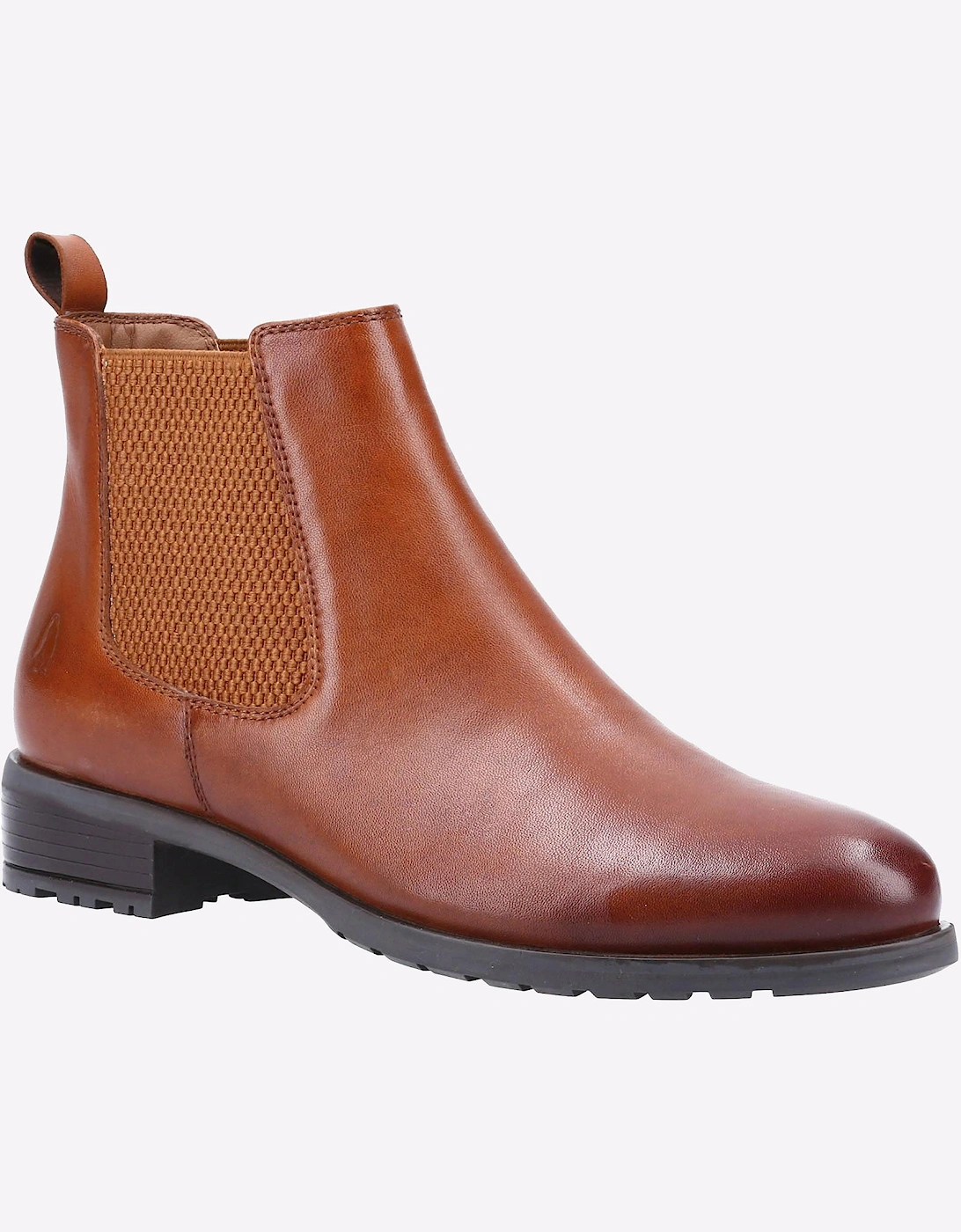 Hush Puppies Sammie Memory Foam Womens Ankle Boots Tan