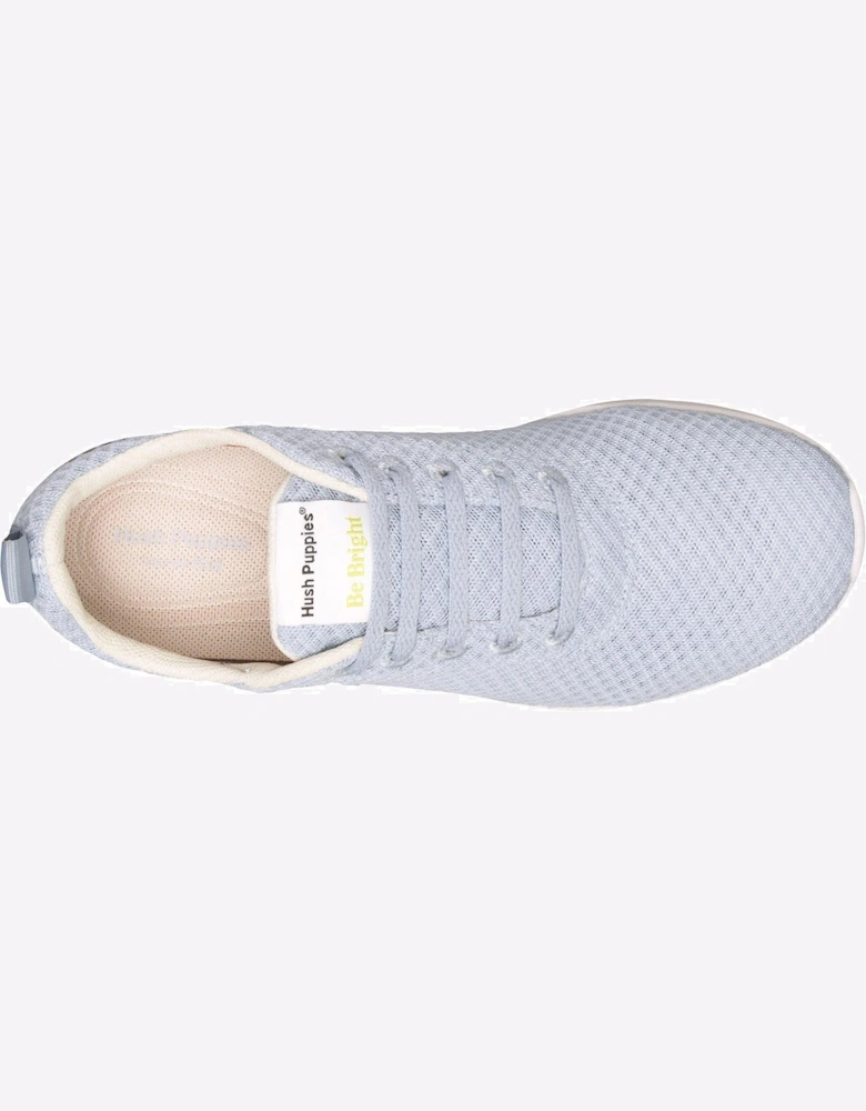 Hush Puppies Good Shoe Lace Womens Trainers Blue