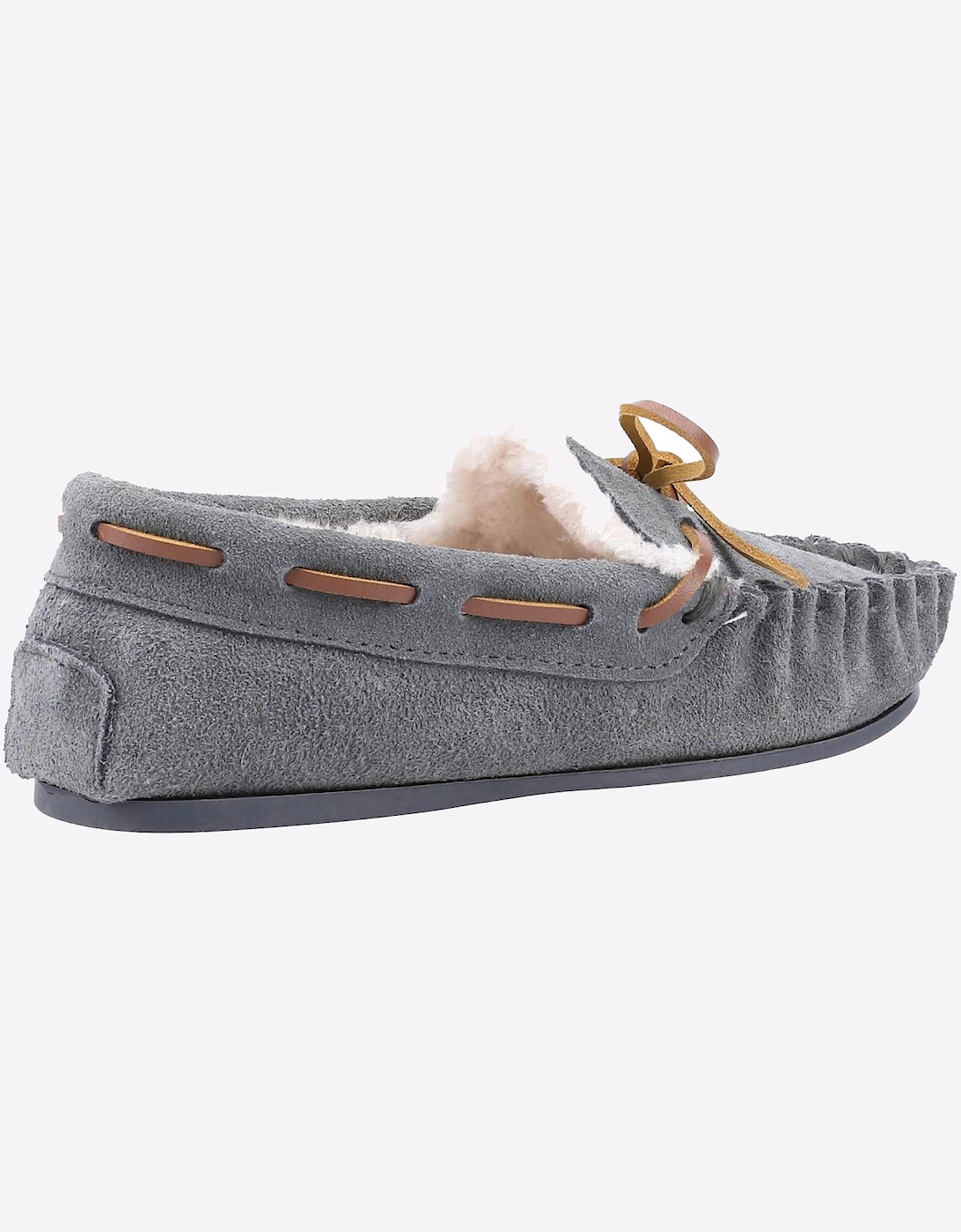 Hush Puppies Addison Memory Foam Junior Slippers Grey